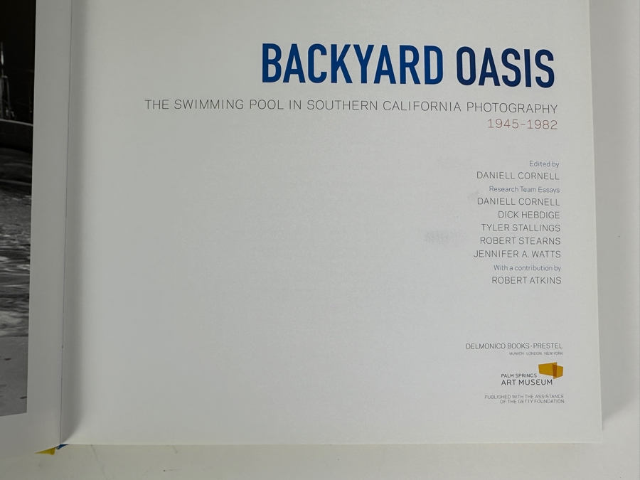 First Edition Hardcover Book Backyard Oasis: The Swimming Pool In Southern California Photography 1945-1982 [Photo 4]
