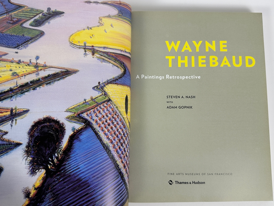 Hardcover Book Wayne Thiebaud A Paintings Retrospective By Steven A. Nash [Photo 3]