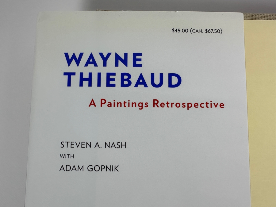 Hardcover Book Wayne Thiebaud A Paintings Retrospective By Steven A. Nash [Photo 2]