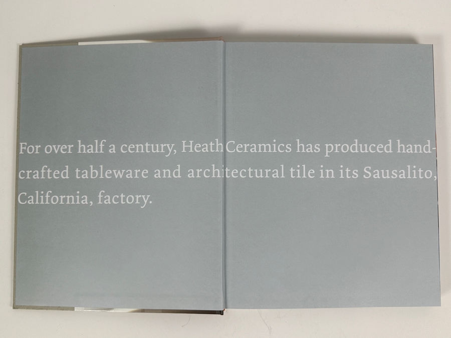 Heath Ceramics The Complexity Of Simplicity First Edition Hardcover Book [Photo 2]