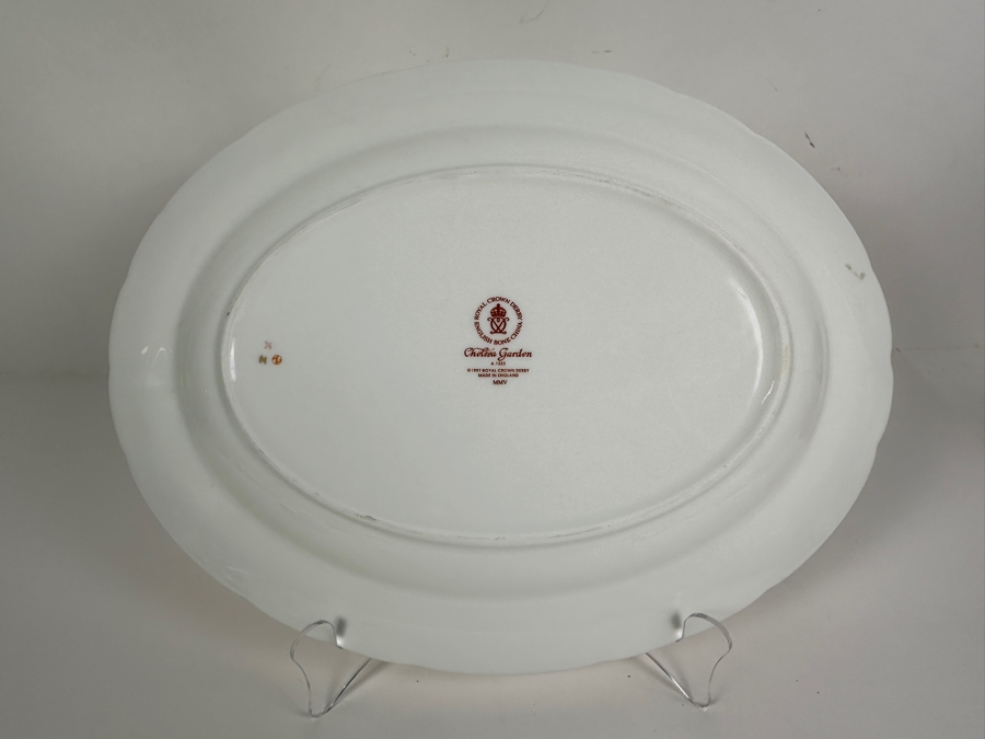 Royal Crown Derby Chelsea Garden China Plate 10.5'W [Photo 4]