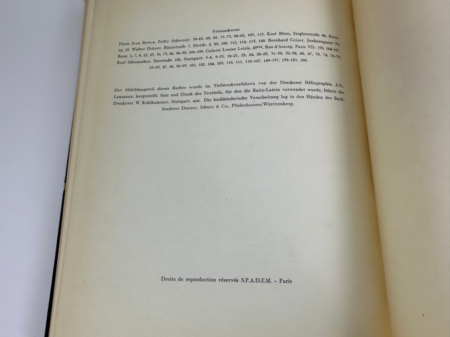 Hardcover German Book Pablo Picasso Das Graphische Werk By Hans Bolliger 1955 [Photo 10]