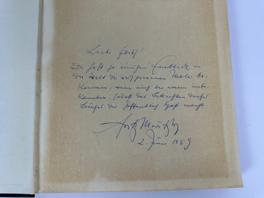 Hardcover German Book Pablo Picasso Das Graphische Werk By Hans Bolliger 1955 [Photo 3]