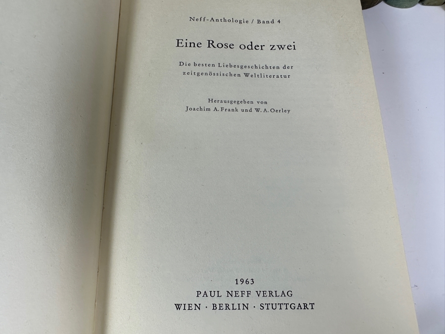 Collection Of German Hardcover Mid-Century Novel Books John Steinbeck, Ernest Hemingway, Shakespeare And More [Photo 9]