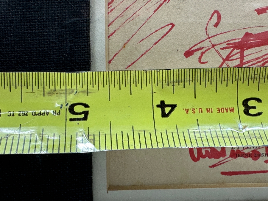 Antonio Beneduce Figurative Abstract Bullfighter Ink Drawing On Paper 4.5 X 6.5 Framed 11.5 X 14 [Photo 5]