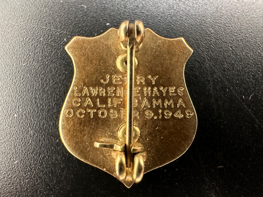 14K Gold Phi Kappa Psi Fraternity Pin 1949 5.0g [Photo 2]
