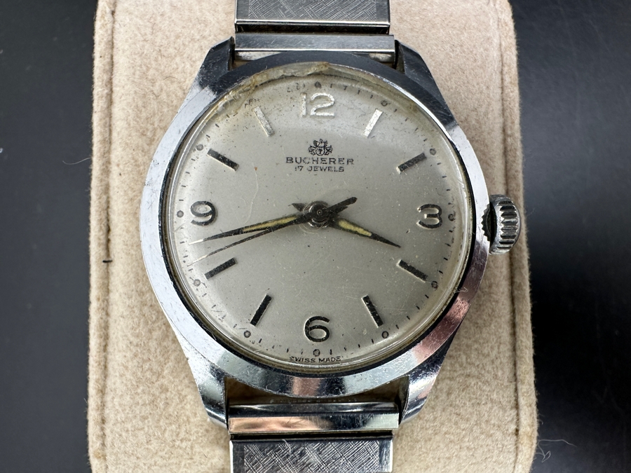 Vintage Carl F. Bucherer Gentleman's Stainless Watch - Working [Photo 5]