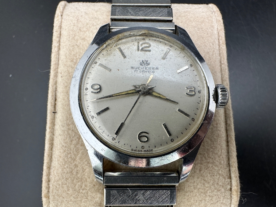 Vintage Carl F. Bucherer Gentleman's Stainless Watch - Working [Photo 4]
