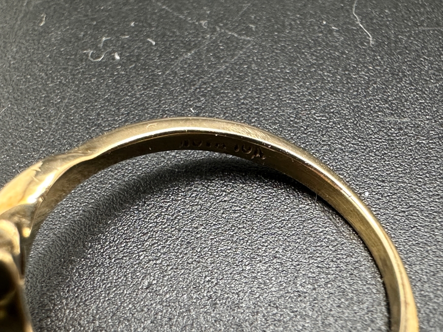 10K Gold Opal Ring Size 6.5 1.9g [Photo 6]