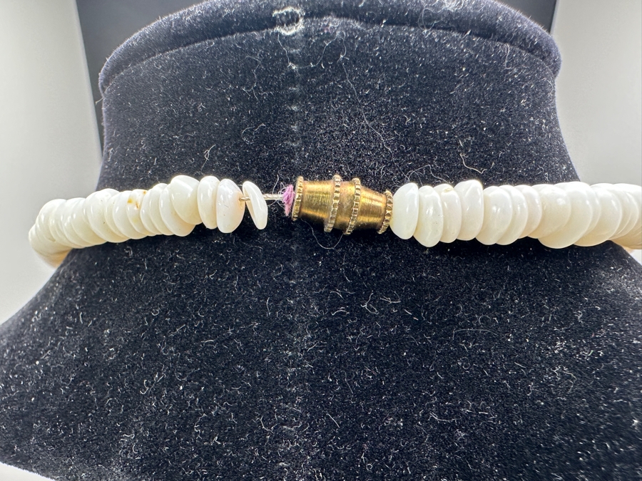 Turquoise & Shell 13' Necklace [Photo 4]