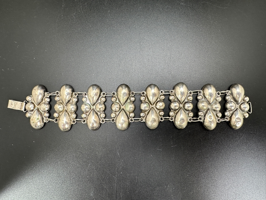 Vintage Mexican Sterling Silver Bracelet 21.3g [Photo 3]