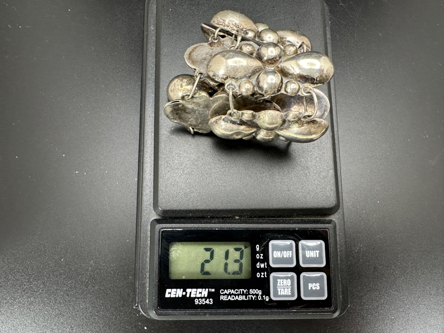 Vintage Mexican Sterling Silver Bracelet 21.3g [Photo 5]