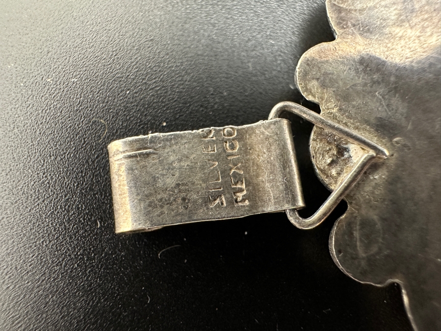 Vintage Mexican Sterling Silver Bracelet 21.3g [Photo 4]