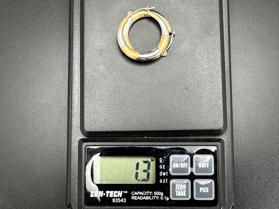 14K Gold Earrings 1.3g [Photo 3]