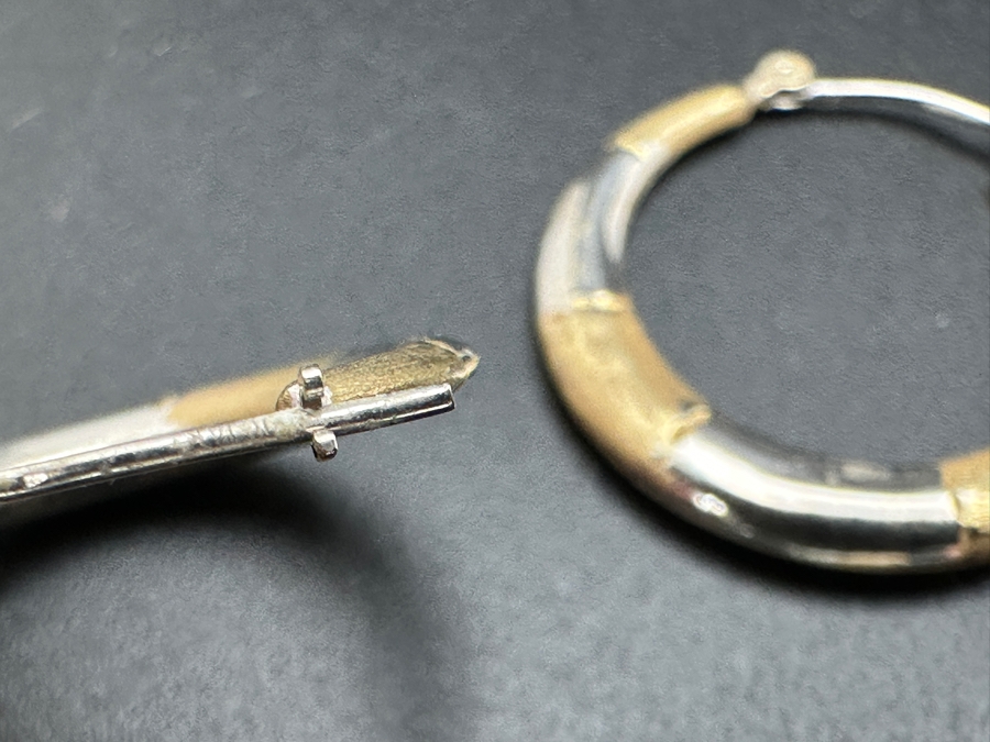 14K Gold Earrings 1.3g [Photo 2]