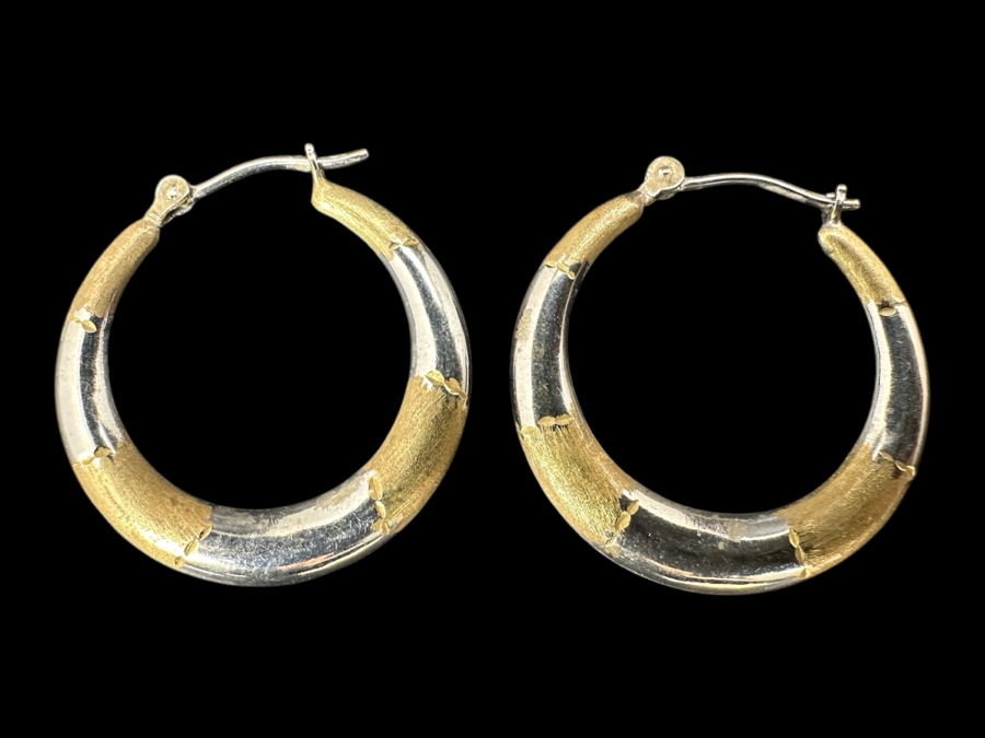 14K Gold Earrings 1.3g [Photo 1]