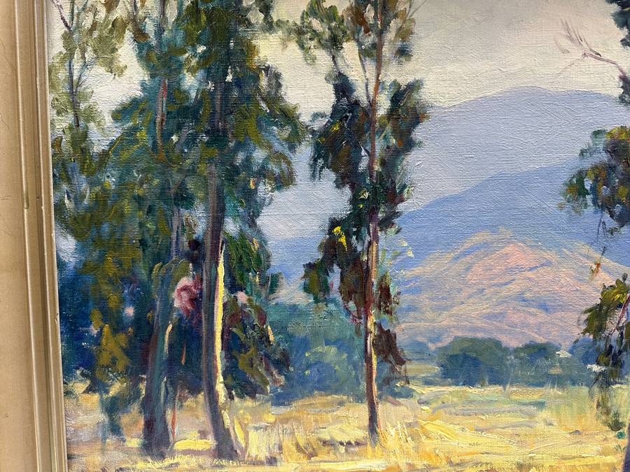 Edith Lavina Sowersby (1875-1959, American/Canadian) Stunning Original Plein Air Landscape Oil Painting On Board 24 X 20 Framed 29 X 25 [Photo 5]