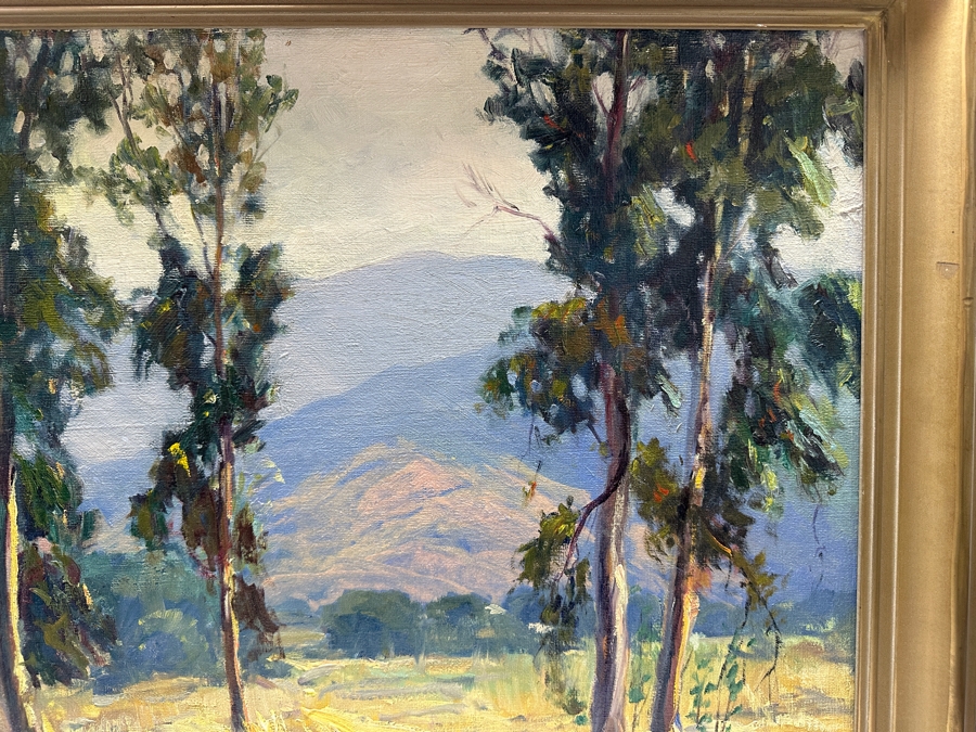 Edith Lavina Sowersby (1875-1959, American/Canadian) Stunning Original Plein Air Landscape Oil Painting On Board 24 X 20 Framed 29 X 25 [Photo 6]