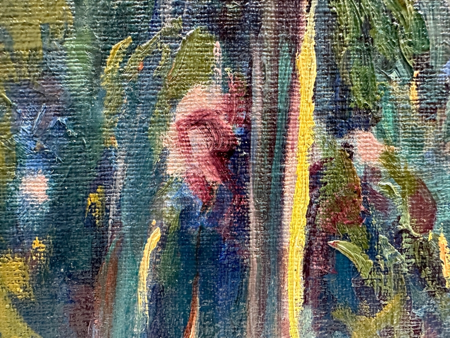 Edith Lavina Sowersby (1875-1959, American/Canadian) Stunning Original Plein Air Landscape Oil Painting On Board 24 X 20 Framed 29 X 25 [Photo 9]