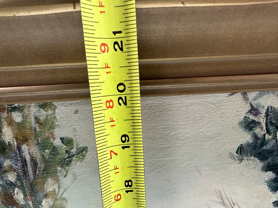 Edith Lavina Sowersby (1875-1959, American/Canadian) Stunning Original Plein Air Landscape Oil Painting On Board 24 X 20 Framed 29 X 25 [Photo 11]