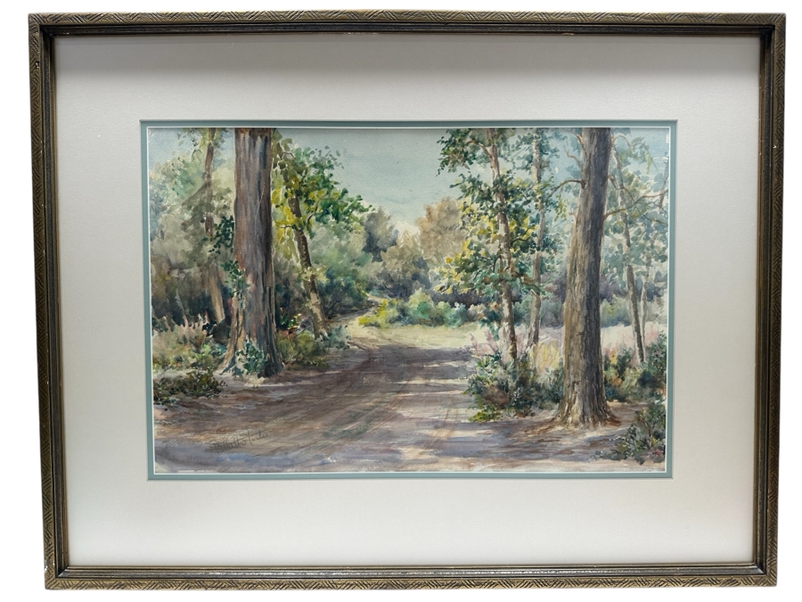 Willet Sudds Foster (1887-1937, American) Original Watercolor On Paper 21 X 15 Framed 29.5 X 23 [Photo 2]
