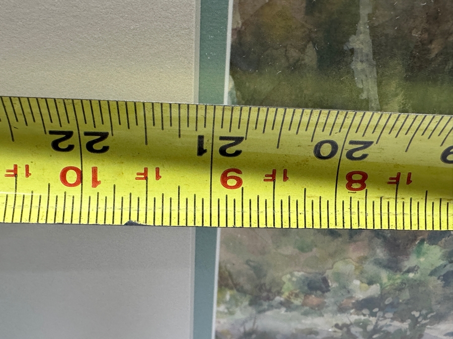 Willet Sudds Foster (1887-1937, American) Original Watercolor On Paper 21 X 15 Framed 29.5 X 23 [Photo 8]