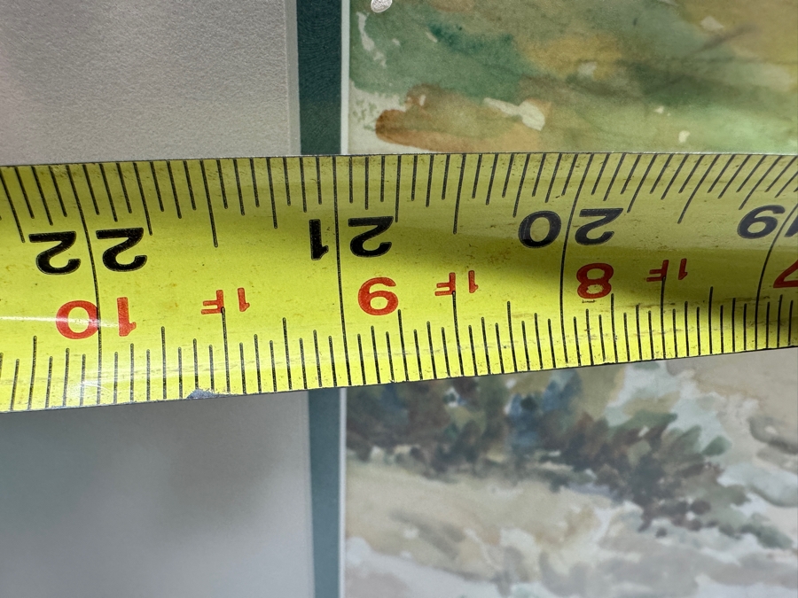 Willet Sudds Foster (1887-1937, American) Original Watercolor On Paper Of California Mission Basilica San Diego De Alcala 21 X 15 Framed 29.5 X 23 [Photo 9]