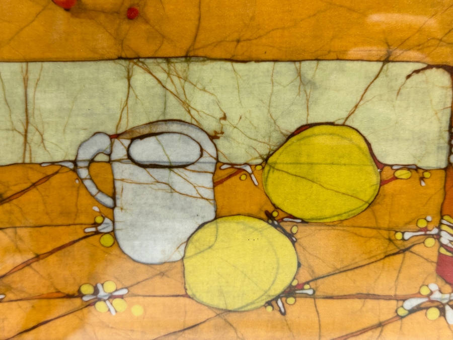 Katalin Ehling Still Life Batik 14 X 18 Framed 20 X 24 [Photo 5]