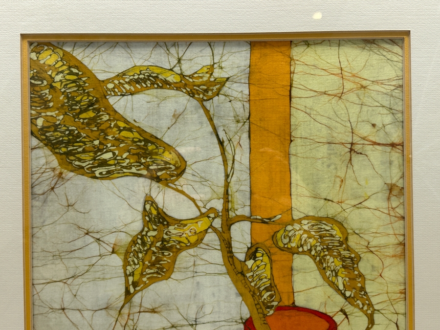 Katalin Ehling Still Life Batik 14 X 18 Framed 20 X 24 [Photo 6]