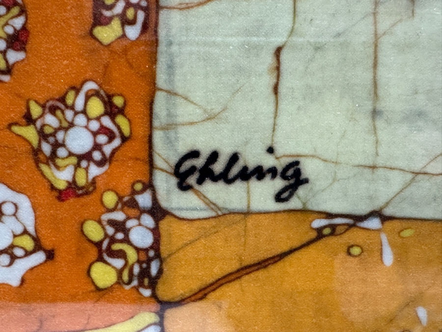 Katalin Ehling Still Life Batik 14 X 18 Framed 20 X 24 [Photo 3]