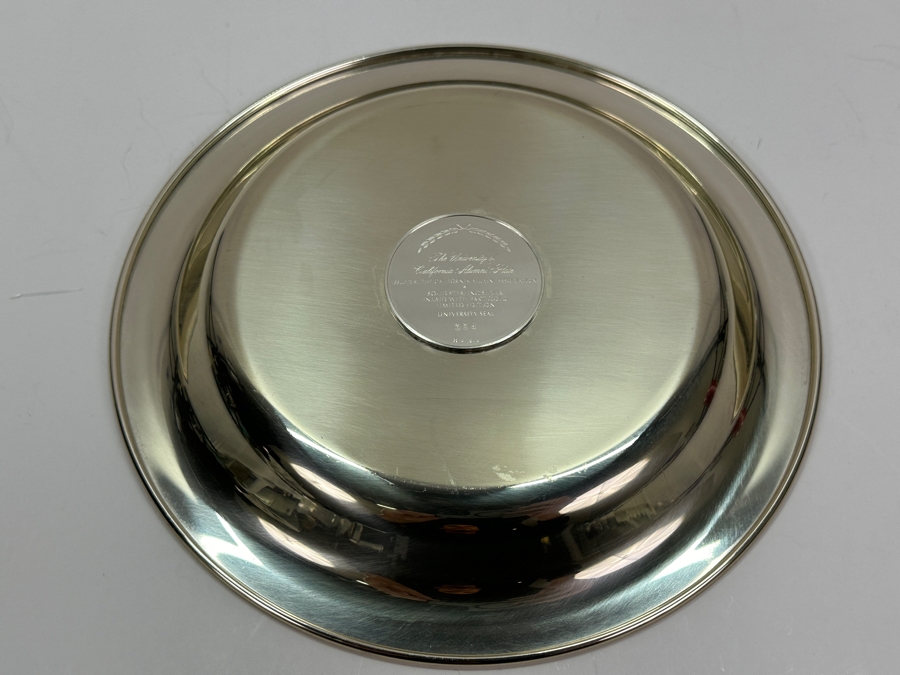 Sterling Silver With 24k Gold The University of California Alumni Plate Limited Edition University Seal 384 184.5g [Photo 4]