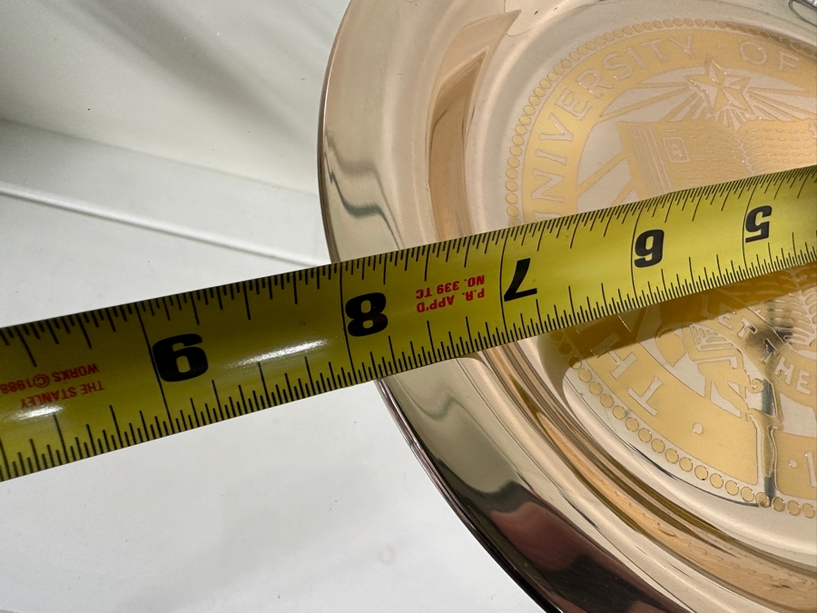 Sterling Silver With 24k Gold The University of California Alumni Plate Limited Edition University Seal 384 184.5g [Photo 7]