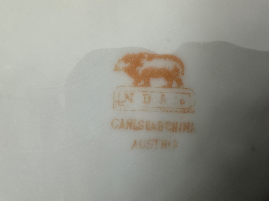 Carlsbad China Austrian Bowl 10'W x 2.5'H [Photo 7]