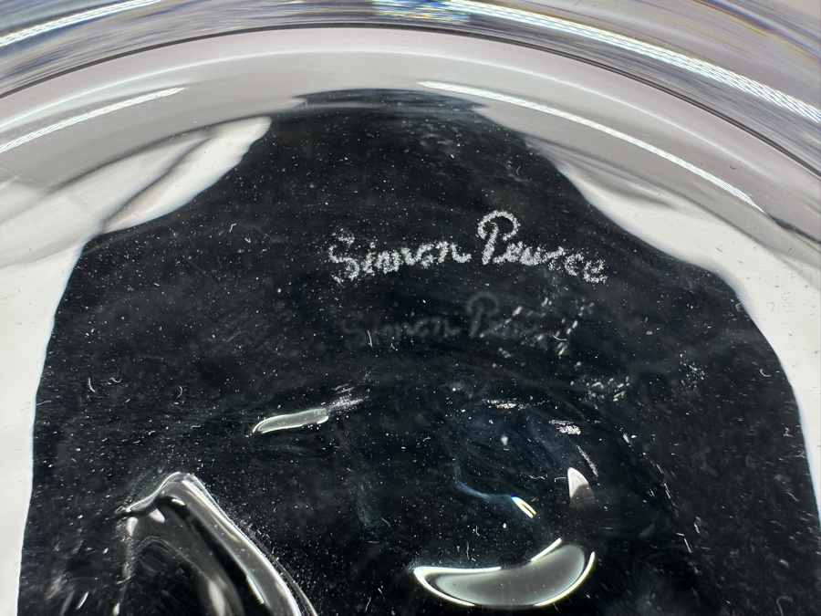 Signed Chelsea Bowl by Simon Pearce 11'W x 4'H [Photo 8]