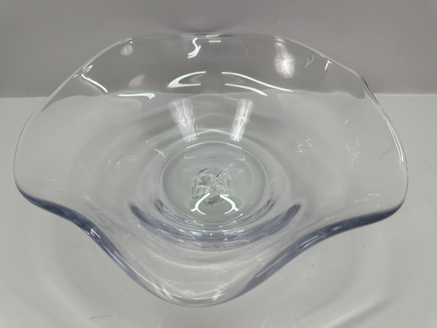 Signed Chelsea Bowl by Simon Pearce 11'W x 4'H [Photo 4]