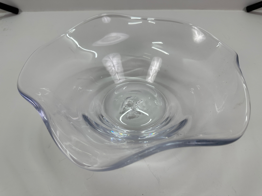 Signed Chelsea Bowl by Simon Pearce 11'W x 4'H [Photo 2]