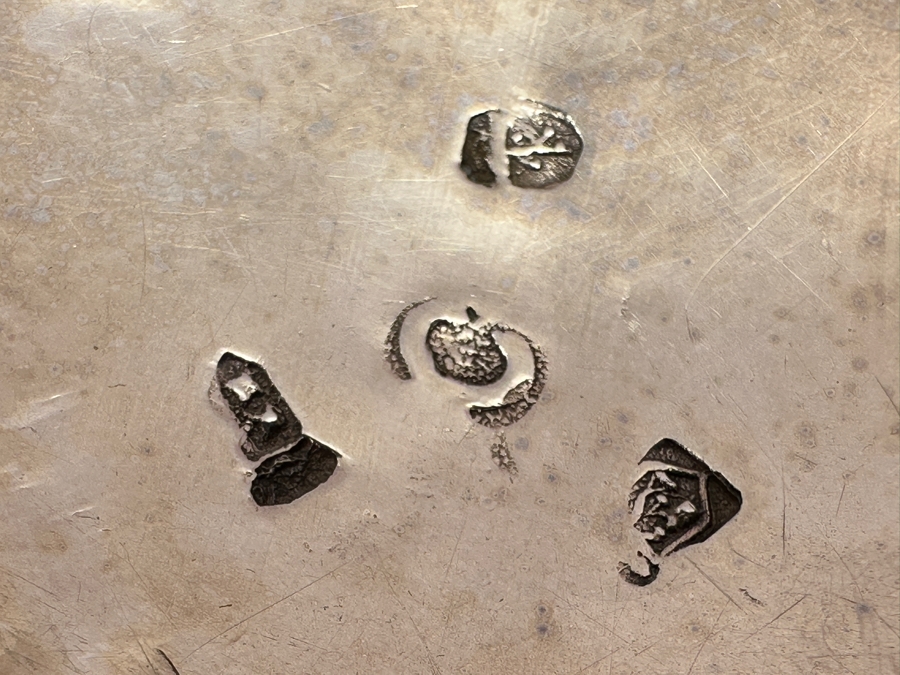 Antique Dutch Hallmarked 83.3% Silver Dish / Tray 78.8g [Photo 10]