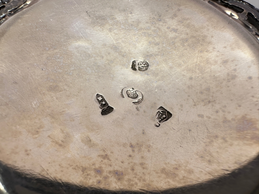 Antique Dutch Hallmarked 83.3% Silver Dish / Tray 78.8g [Photo 9]