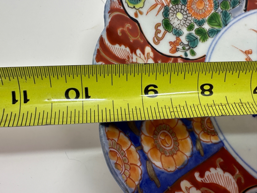 Antique Japanese Imari Porcelain Plate 10'W [Photo 6]