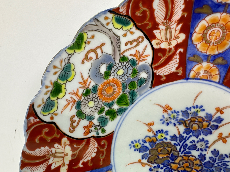 Antique Japanese Imari Porcelain Plate 10'W [Photo 3]