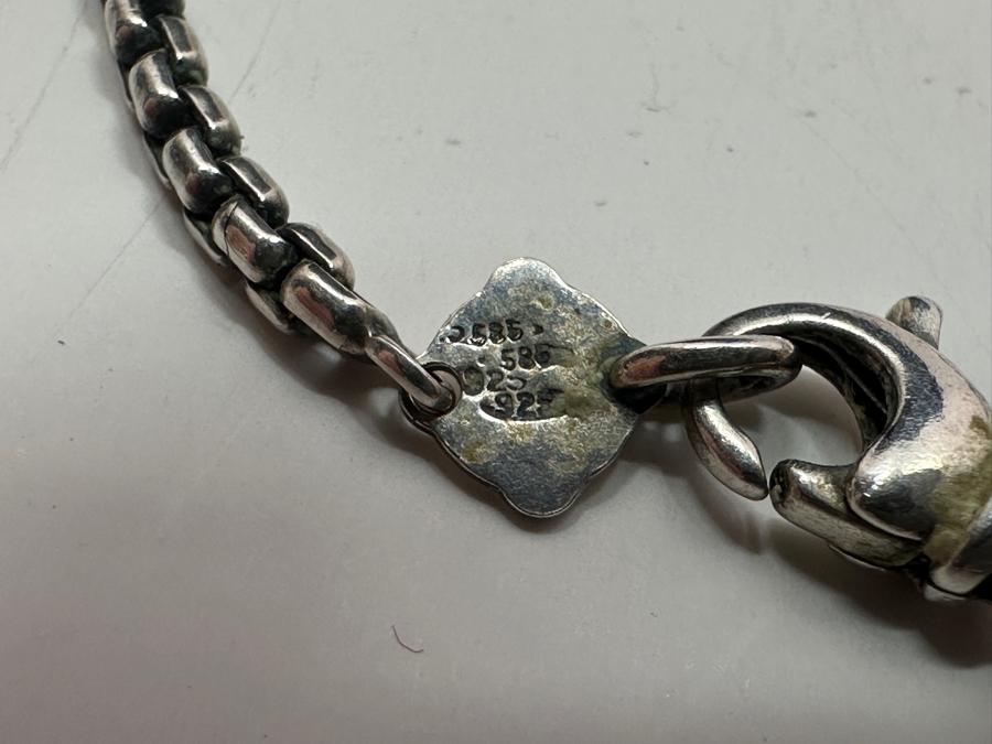 31' Sterling Silver And 14K Gold Necklace with Pearls 23.1g [Photo 5]