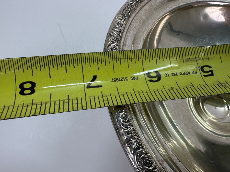 Weighted Sterling Silver Compote Dish 7'W x 6'H [Photo 8]
