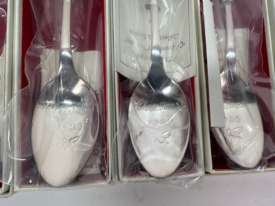 Reed and Barton Christmas Spoons 1980-1986 [Photo 6]