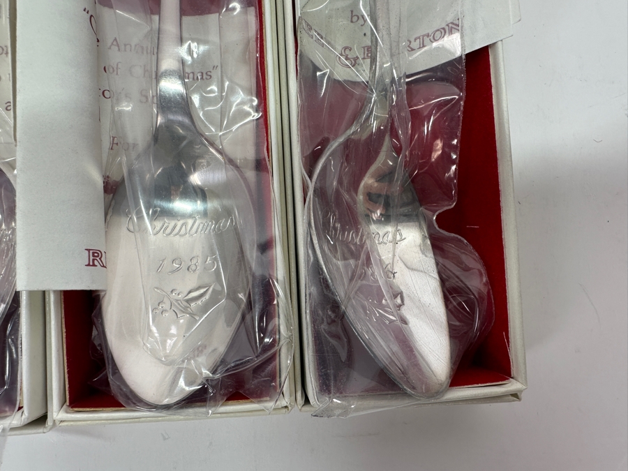 Reed and Barton Christmas Spoons 1980-1986 [Photo 7]