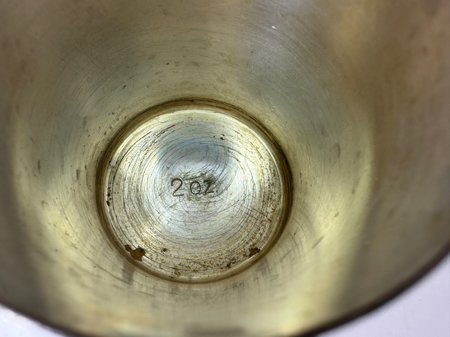 P.H.V. & Co Double Cocktail Jigger and Double Fish Jigger in Silverplate [Photo 5]