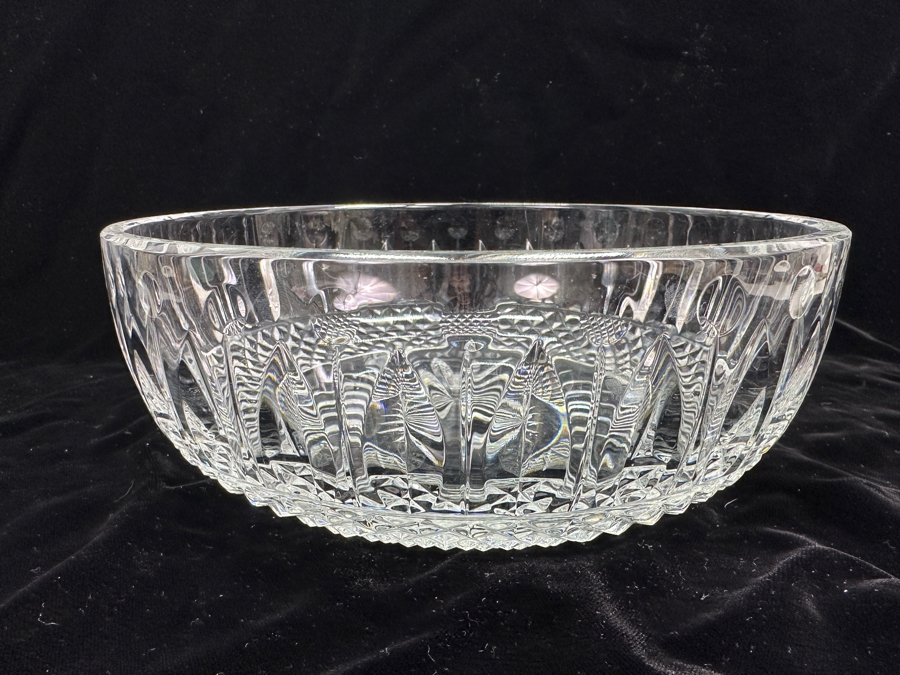 French Saint Louis Tommy Crystal Bowl 9'W x 3.25'H [Photo 2]