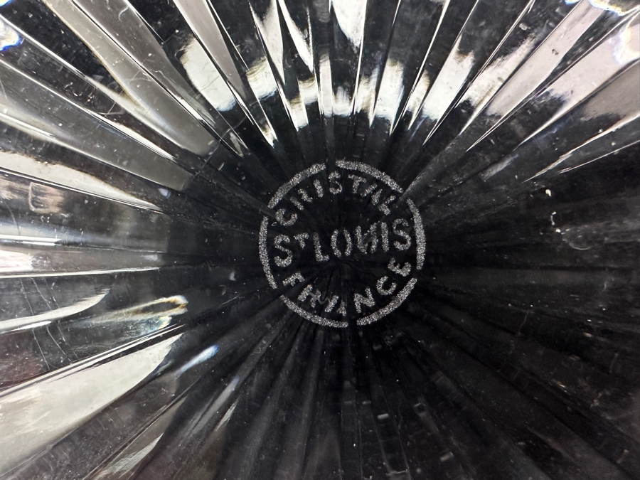 French Saint Louis Tommy Crystal Bowl 9'W x 3.25'H [Photo 7]