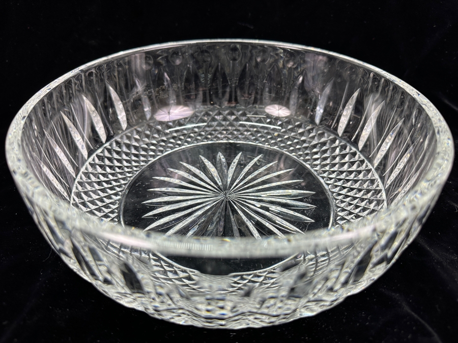 French Saint Louis Tommy Crystal Bowl 9'W x 3.25'H [Photo 6]