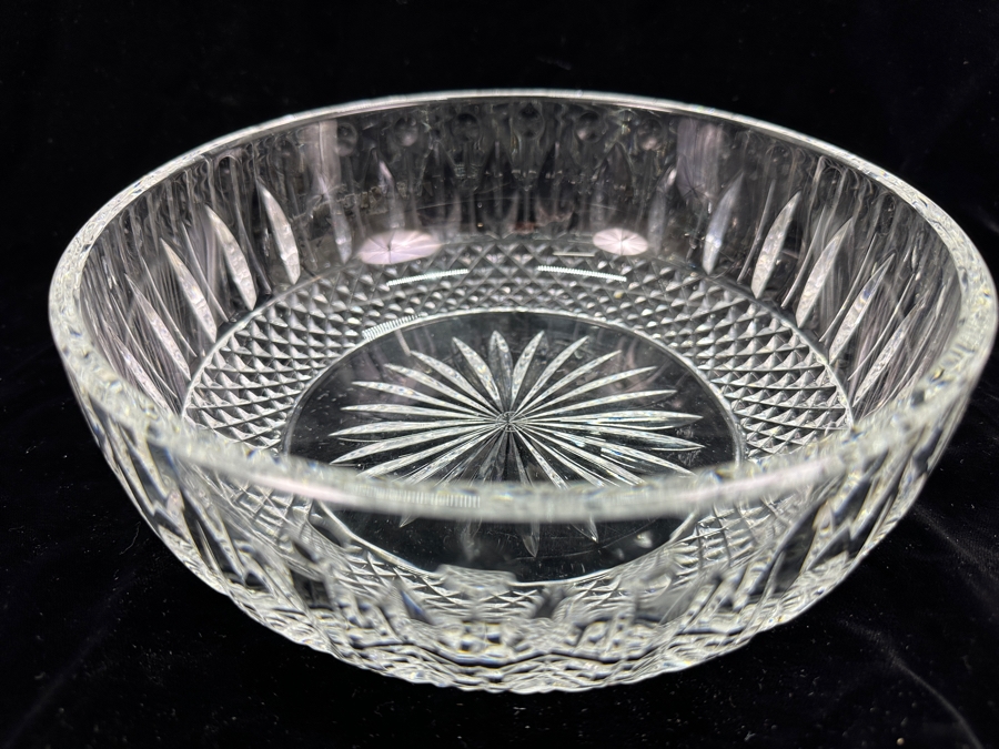 French Saint Louis Tommy Crystal Bowl 9'W x 3.25'H [Photo 3]