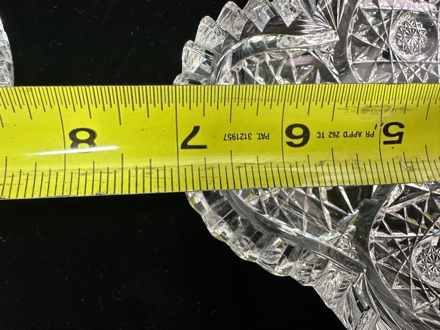 Set of (3) American Brilliant Cut Glass Dishes 11'W, 7'W, 5'W [Photo 10]